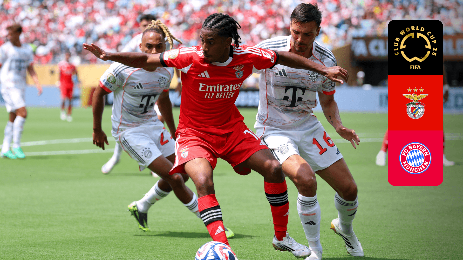 Bayern München vs Benfica Club World Cup temp