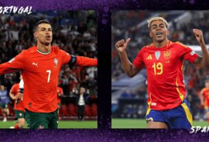 Portugal vs spain Nations League temp